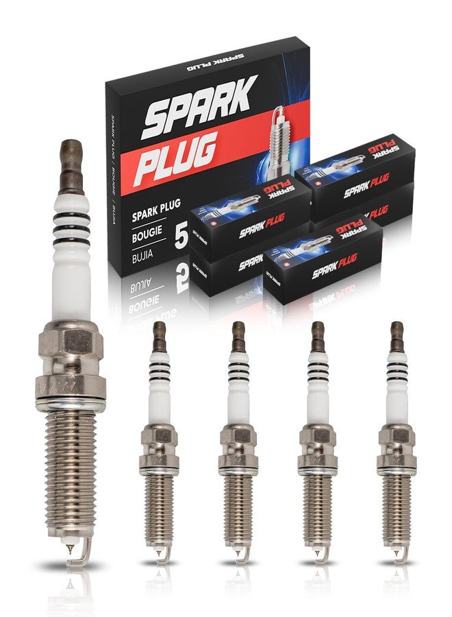 ENA Set of 5 Iridium Spark Plug Compatible with Volvo C30 C70 S40 S60 S80 V50 V70 XC60 XC70 XC90 Impreza Legacy Outback Forester Baja Tribeca 9-2X LR2 Replacement for 22401AA630 6481 - Image 1